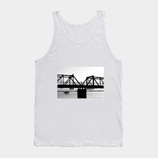 Alone in morning silhouette. Tank Top